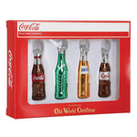 Old World Christmas Coca-Cola® Mini Beverage Ornament Set - hand-blown glass Christmas tree ornament (view 3)