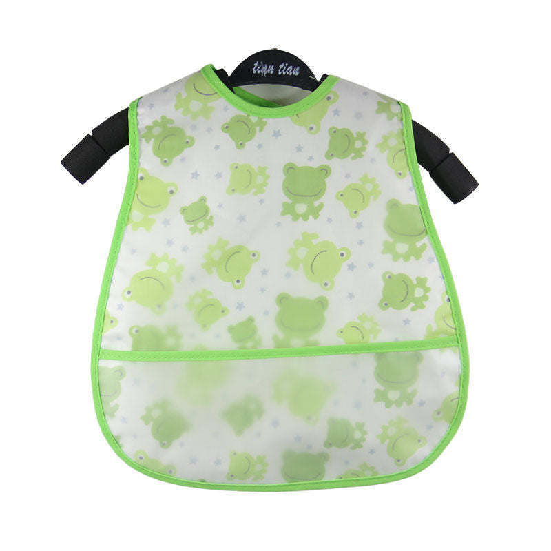 Baby eating bib girl baby waterproof children male painting apron - Cindi Book