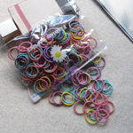 Mini baby finger colored hair loops will not hurt your hair - Cindi Book