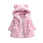 A girl's fur coat for autumn and winter - Cindi Book