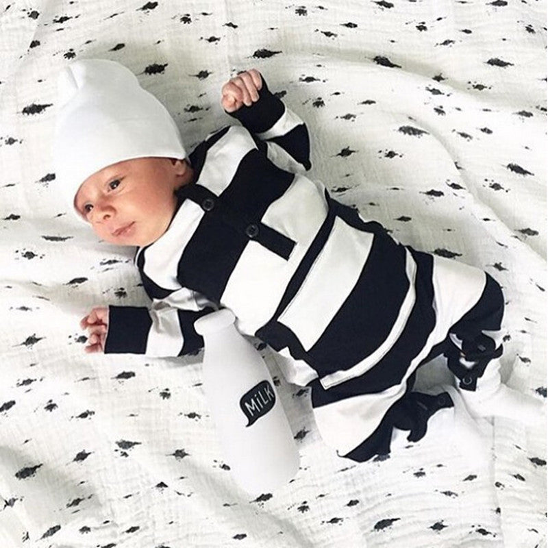 Baby pocket striped bodysuit - Cindi Book