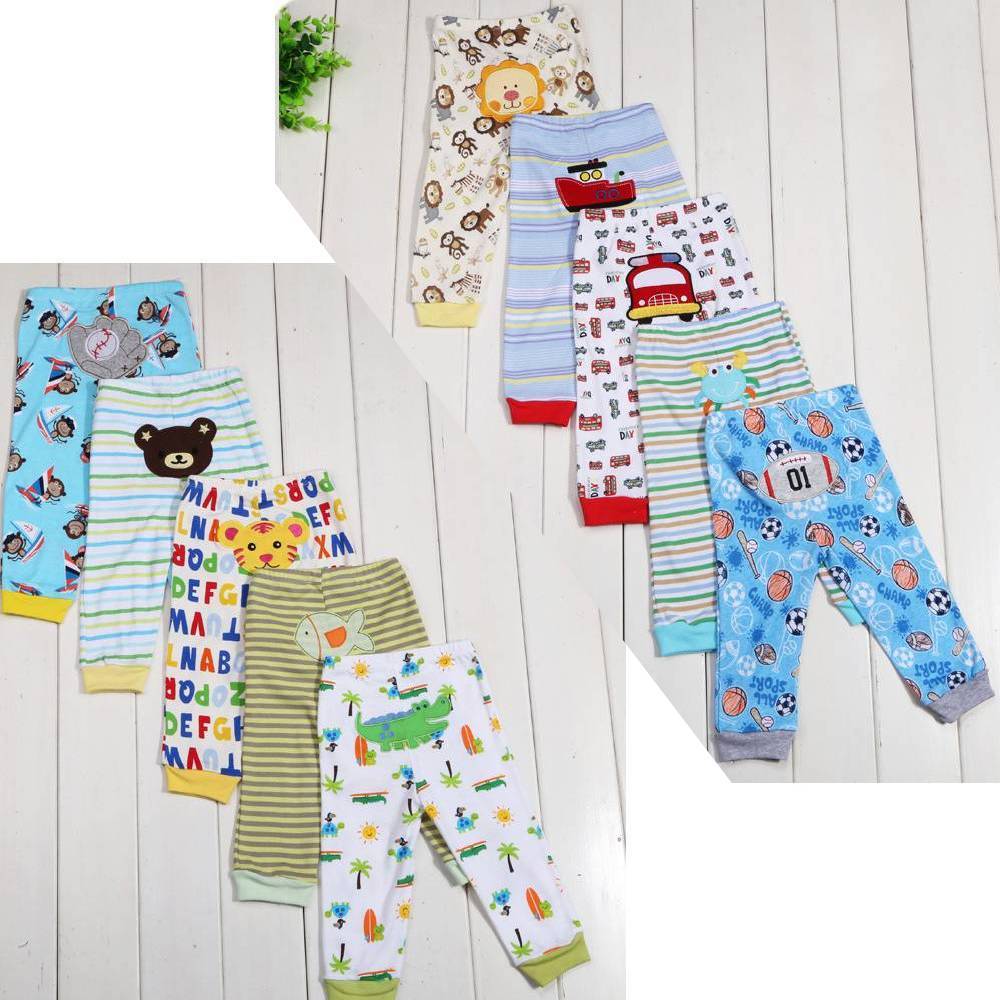 Cartoon print children's leggings 5 pieces - Cindi Book