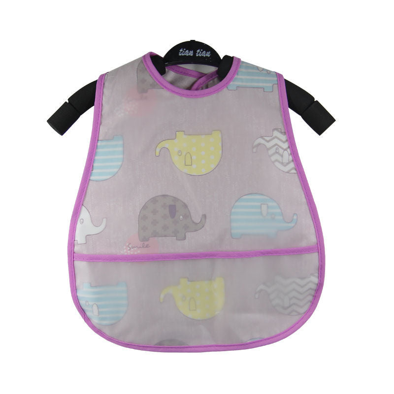 Baby eating bib girl baby waterproof children male painting apron - Cindi Book