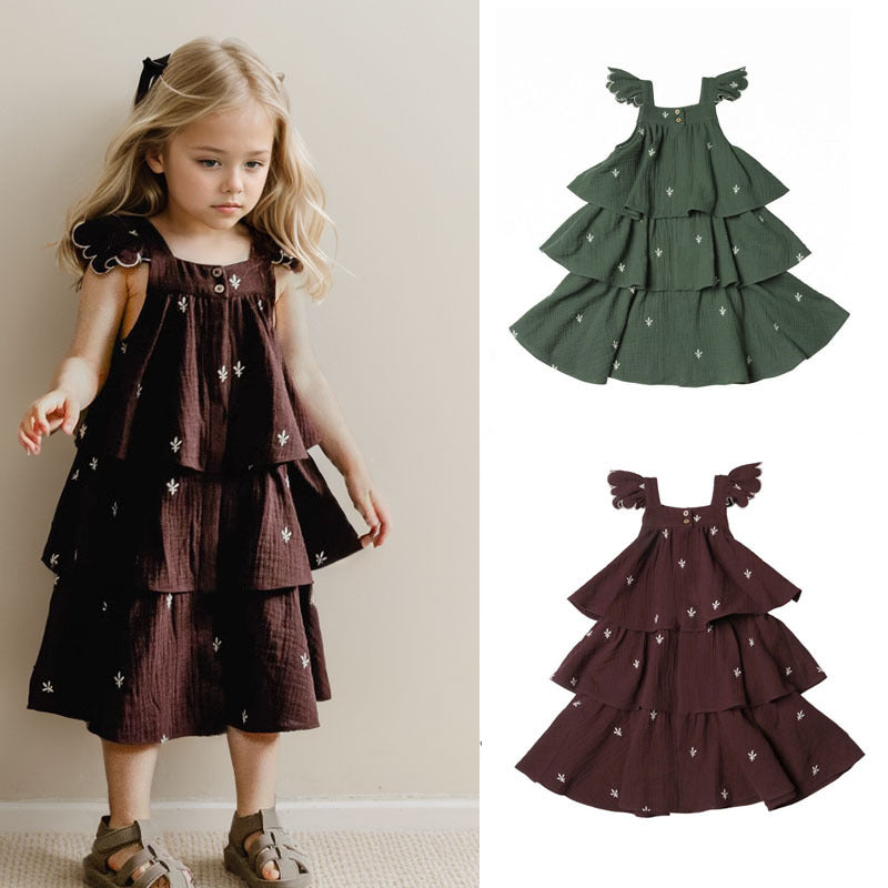 Summer Gauze Dress For Girls - Cindi Book