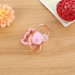 Love baby baby baby new baby pacifier anti automatically closed round head flat hair randomly issued - Cindi Book