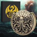 Vintage Kesulu Style, Super Refined Metal Octopus Dice Turntable Gift Box, Immersive Board Game Experience, D20 Random Surprise, Necessary Props For D&D Team - Cindi Book