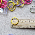 Mini baby finger colored hair loops will not hurt your hair - Cindi Book