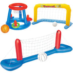 Giant Inflatable Pool Toy Volleyball Football Ball Game Swimming Game Toys Air Mattresses Large Floating Island Boat Toy Party - Cindi Book