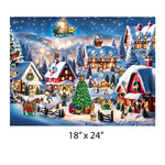 Old World Christmas Winter Wonderland Puzzle - Christmas jigsaw puzzle (view 3)