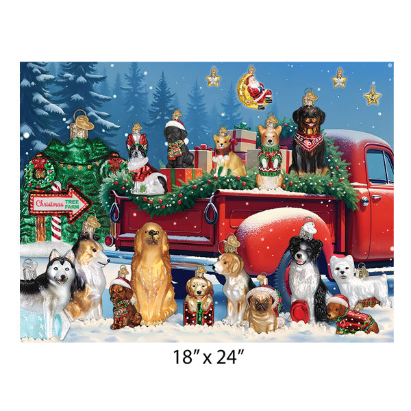 Old World Christmas Furry Frenzy Puzzle - Christmas jigsaw puzzle (view 2)