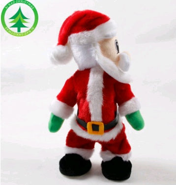Christmas Decorations Electric Santa Toys Creative Twist Music Santa Claus Dolls - Cindi Book
