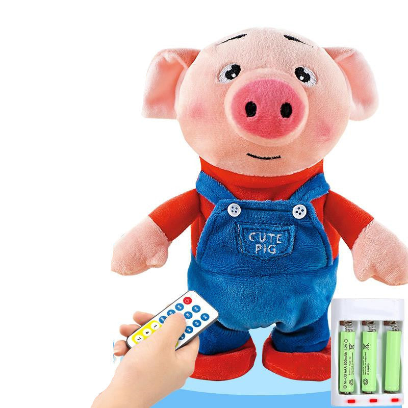 Electronic Robot Donkey Remote Control Kids Plush Toy Speak /walk/sing - Cindi Book