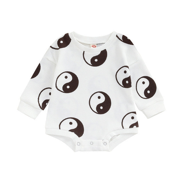 Baby One-piece Suit Knitted Long Sleeve - Cindi Book