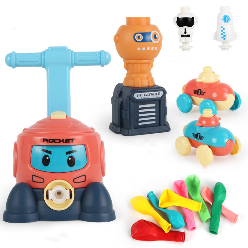 Power Balloon Launch Tower Toy Puzzle  Education Inertia Air Power Balloon Car Science Experimen Toy For Children Gift - Cindi Book