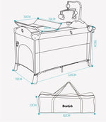 Multifunctional Baby Cot Splicing Large Bed Movable - Cindi Book