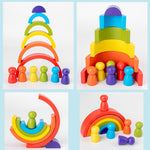Rainbow arched building blocks - Cindi Book