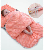 Newborn Baby Blanket Warm Fleece Stroller Cover Quilt - Cindi Book