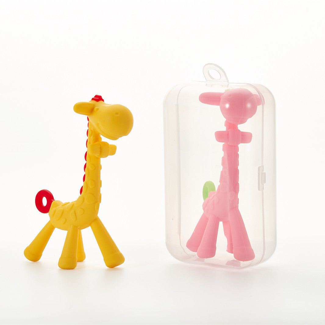Giraffe Toy for Baby Teether Molar Stick - Cindi Book