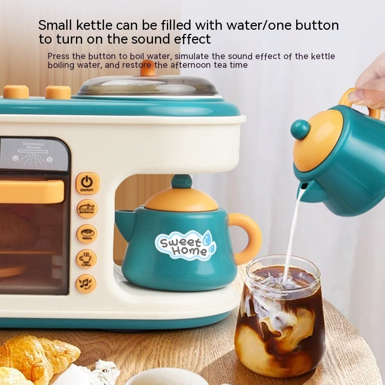 Children's Play House Kitchen Toys Simulation Kitchenware Breakfast Machine Toys - Cindi Book