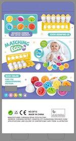 Baby Learning Educational Toy Smart Egg Toy Games Shape Matching Sorters Toys Montessori Eggs Toys For Kids Children - Cindi Book
