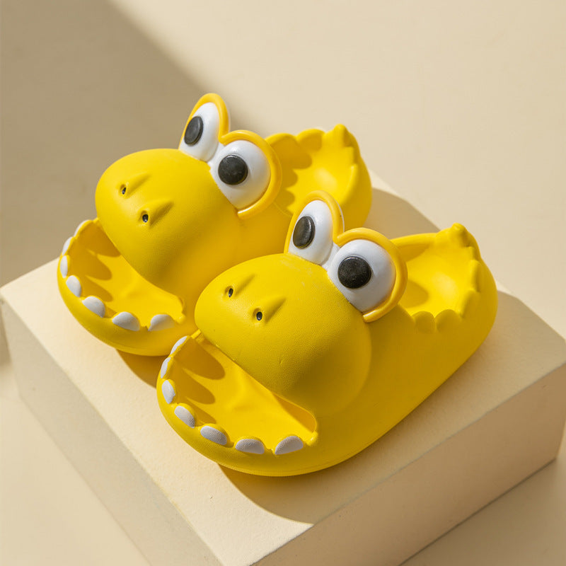 Kids Dinosaur Slippers Wholesale Summer Cartoon Parent Child Outdoor Home EVA Sandals Women Men Kids Cute Slippers Baby Shoes - Cindi Book