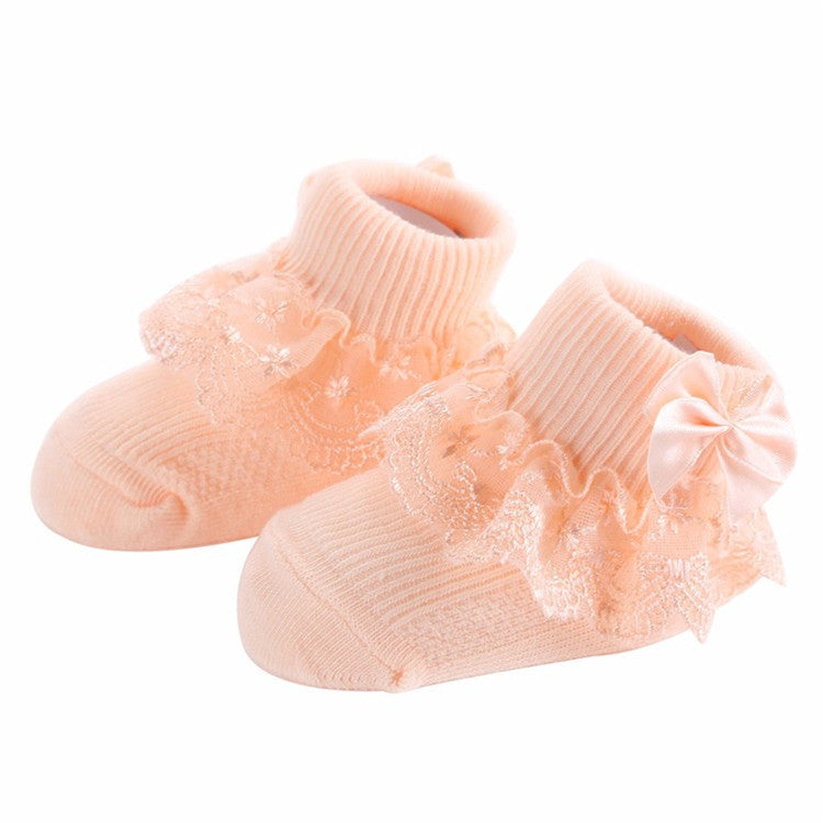 BOW LACE baby socks - Cindi Book
