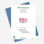 Old World Christmas Snowman Christmas Card - hand-blown glass Christmas tree ornament (view 5)