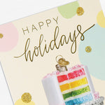 Old World Christmas Cake Christmas Card - hand-blown glass Christmas tree ornament (view 4)