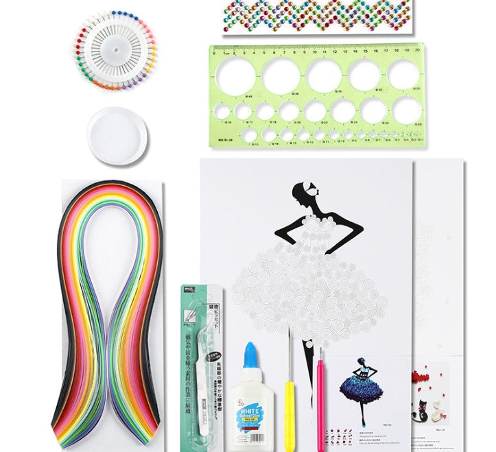 DIY Paper Craft Quill Art Kit - Cindi Book