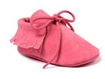 Polychromatic sanding soft bottom tassel shoe baby shoes - Cindi Book