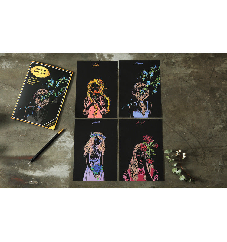 Scratch painting set creative birthday gift - Cindi Book