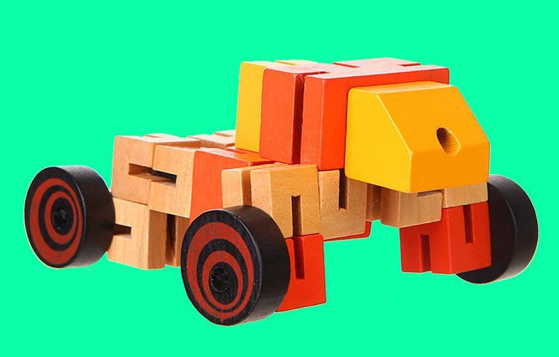 wooden robot toys - Cindi Book