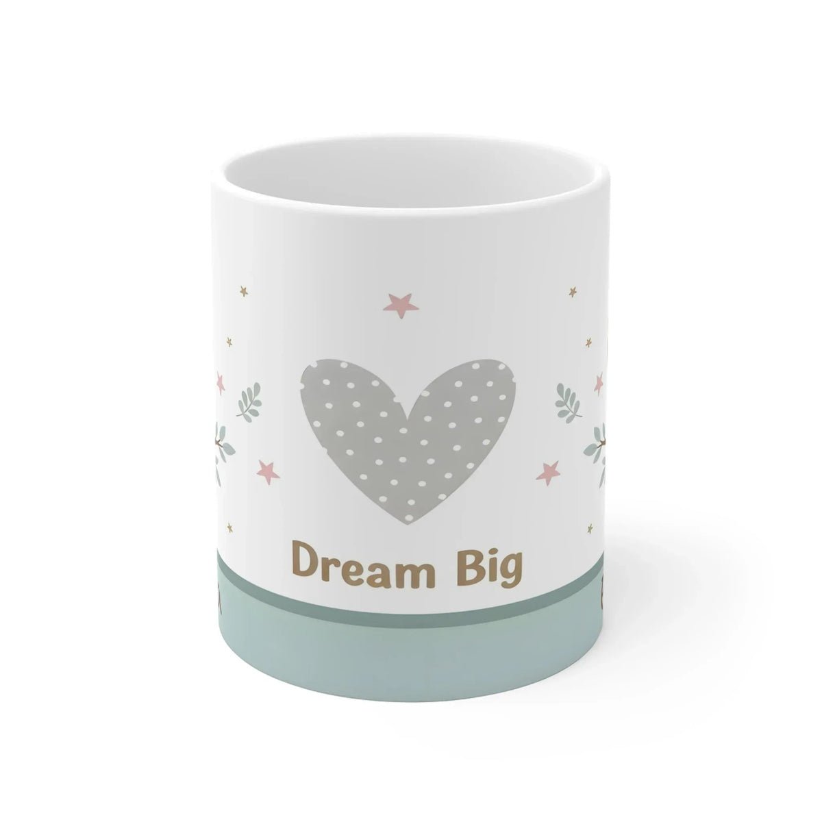 Personalized Dream Big Owl Mug | Custom Name | Sleepy Owl Moon Stars Nursery Ceramic Gift