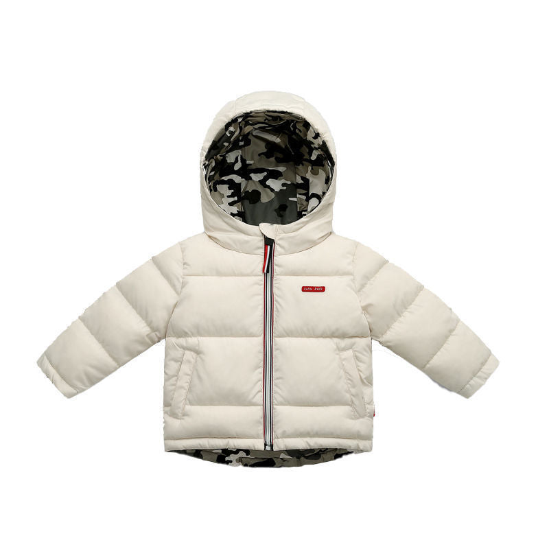 Middle And Small Children Wear Double-sided Padded Winter Jackets - Cindi Book
