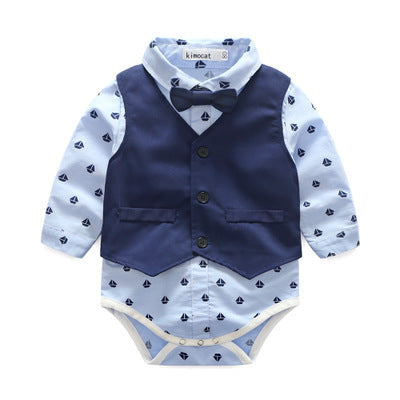 Young boy bow tie gentleman vest - Cindi Book