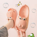 Kids Dinosaur Slippers Wholesale Summer Cartoon Parent Child Outdoor Home EVA Sandals Women Men Kids Cute Slippers Baby Shoes - Cindi Book
