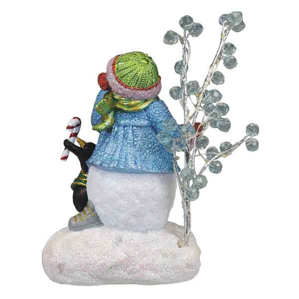 Snowgal And Penguin Lighted Figurine