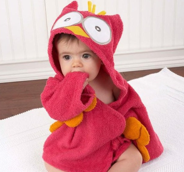 Cartoon Cute Animal Modeling Baby Bath Towels Baby Bathrobes Cotton Children's Bathrobes Baby Hooded - Cindi Book