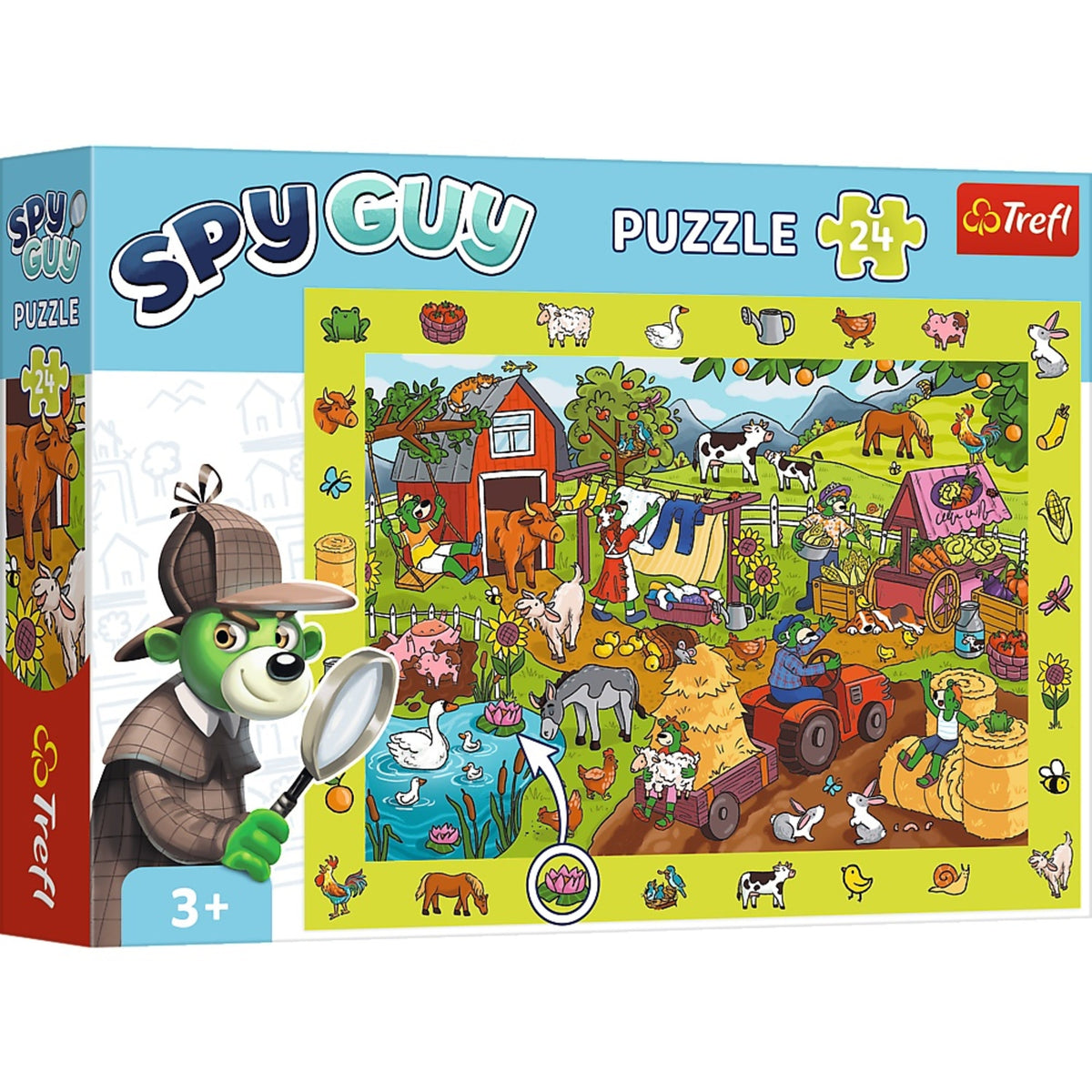 Trefl Kids Treflik Family - Spy Guy Farm 24 Piece Puzzle
