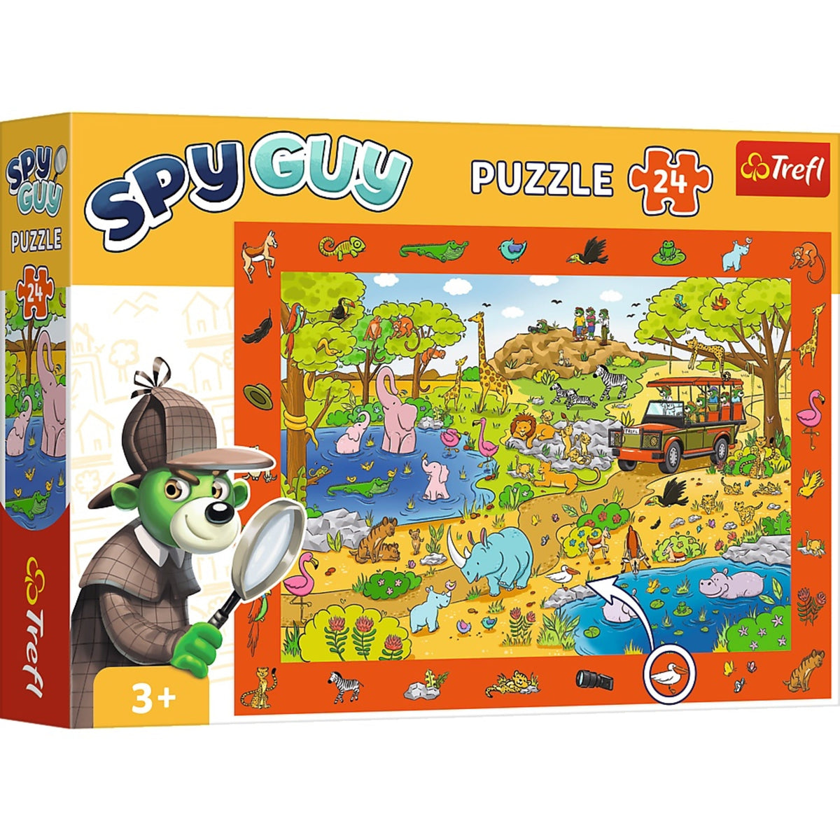 Trefl Kids Treflik Family - Spy Guy Safari 24 Piece Puzzle