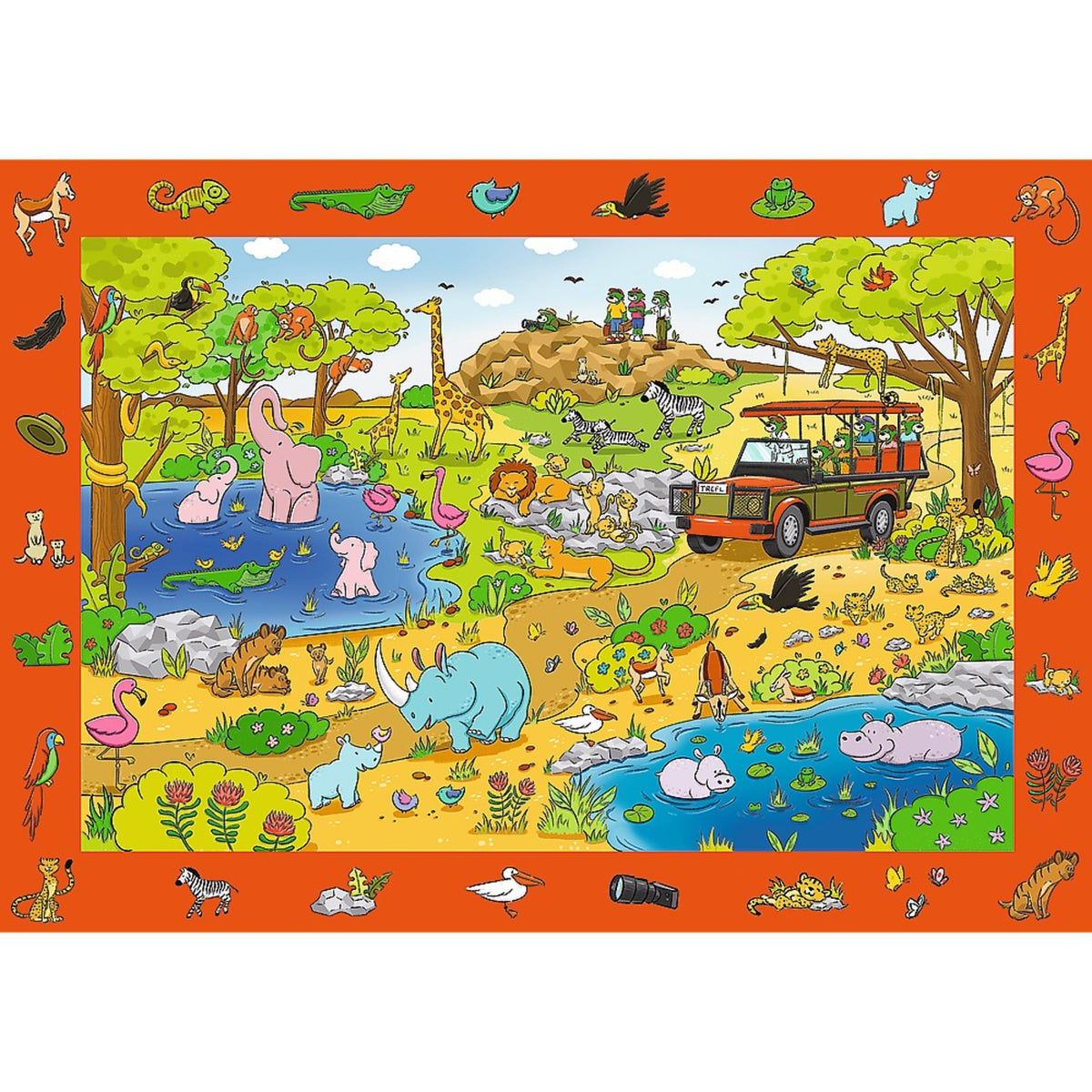 Trefl Kids Treflik Family - Spy Guy Safari 24 Piece Puzzle