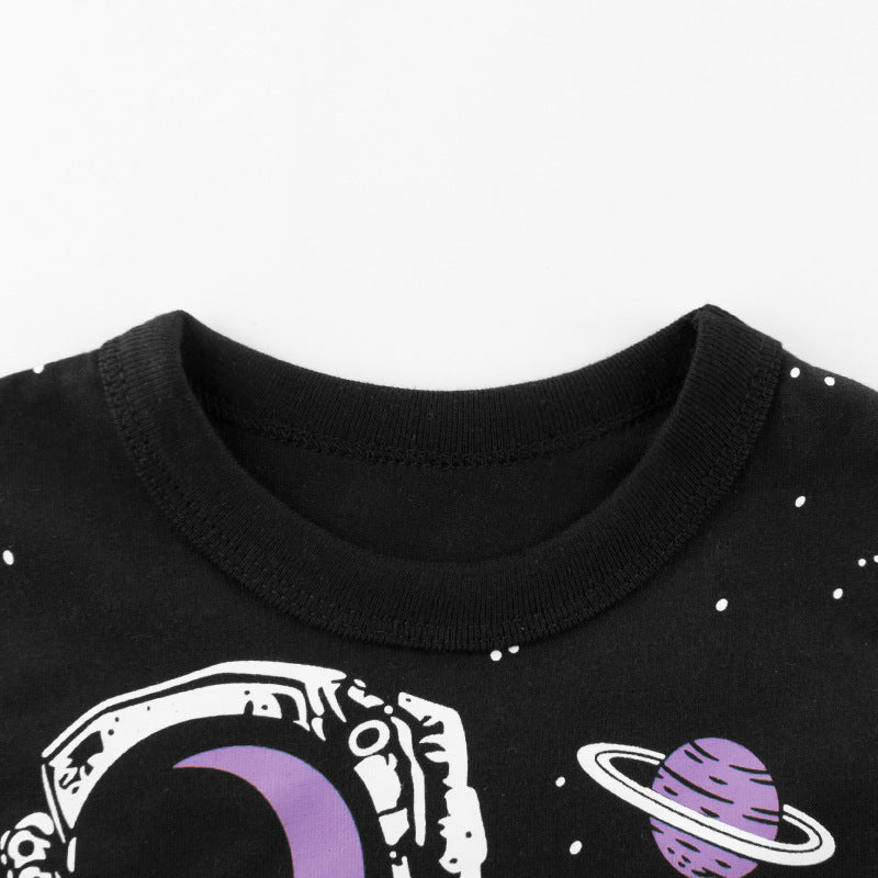Boys Long Sleeve T-shirt Children's Clothing Baby Tops - Cindi Book