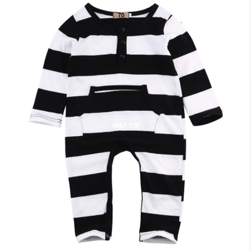 Baby pocket striped bodysuit - Cindi Book