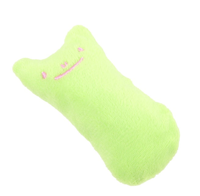 Catnip Cat Toys Pillow Interactive Cat Toy Catnip Pet Supplies Pillow Thumb Plush Teeth Grinding Bite Mint Cat Accessories - Cindi Book