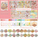 Creative 3D Miniature Cottage Diorama Sticker Set - Cindi Book
