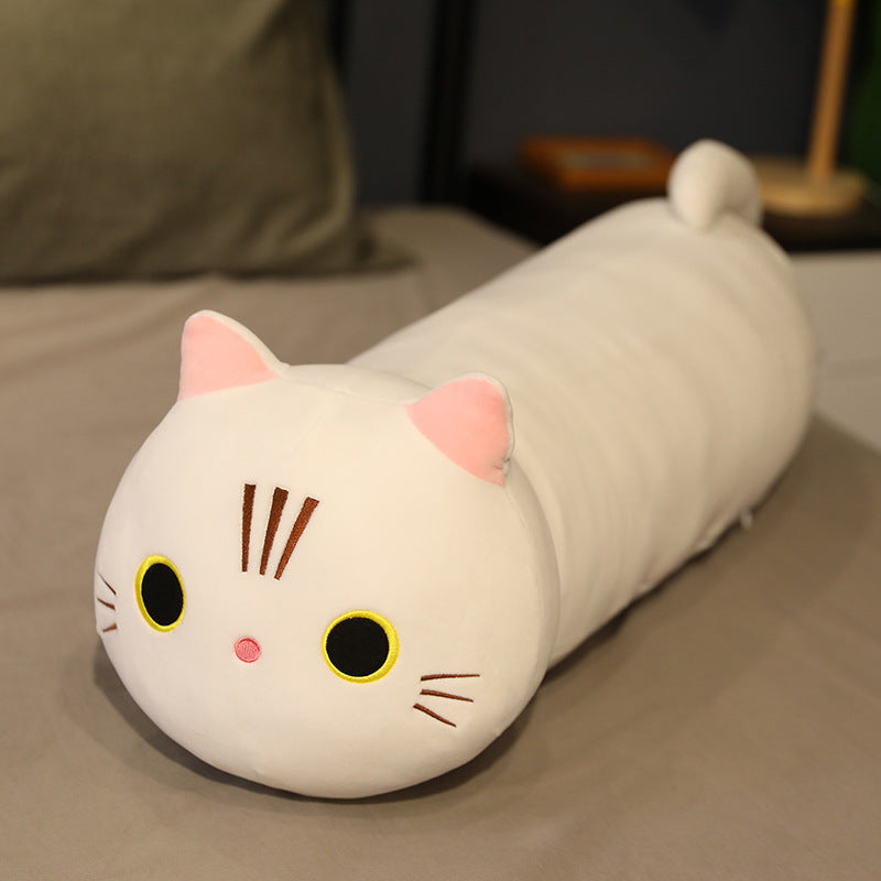 Large Size Cartoon Cat Plush Toys Stuffed Cloth Doll Long Animal Pillow Cushion - Cindi Book