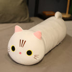Large Size Cartoon Cat Plush Toys Stuffed Cloth Doll Long Animal Pillow Cushion - Cindi Book