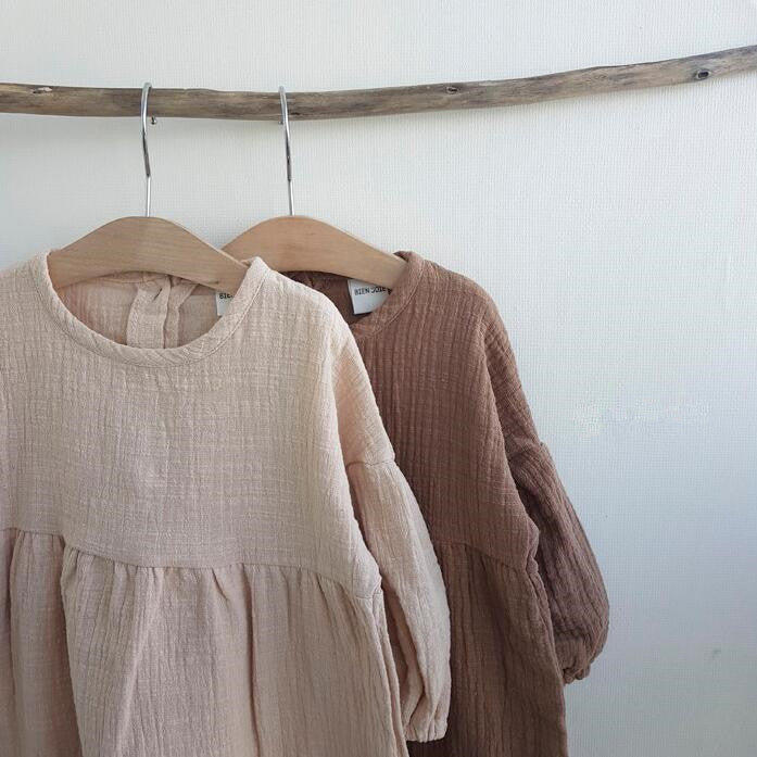 Lantern long sleeve princess dress - Cindi Book