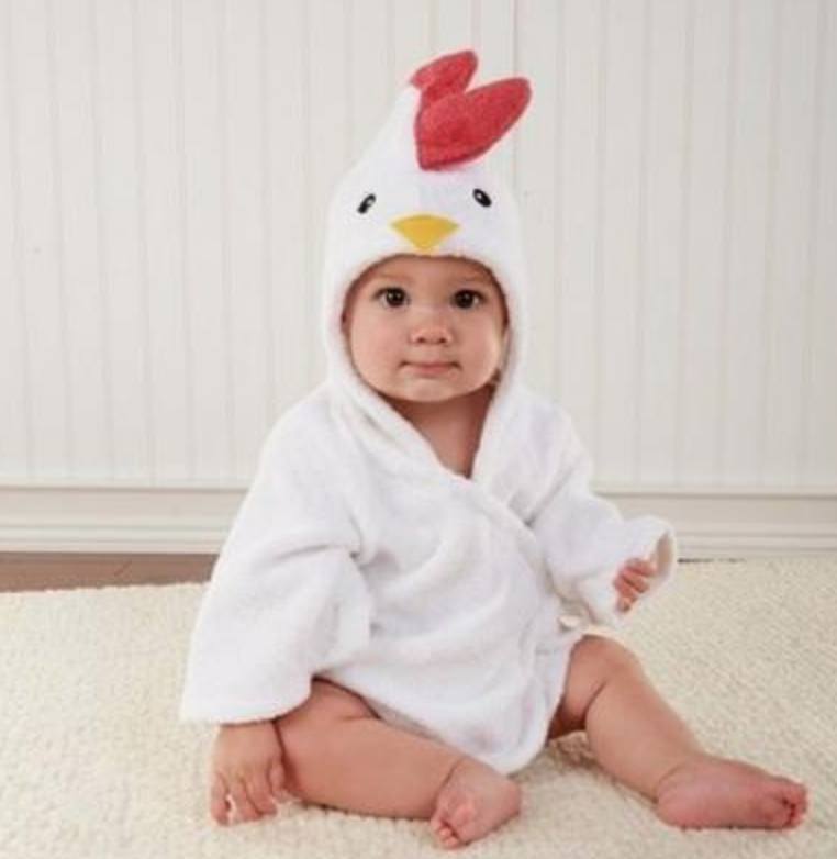 Cartoon Cute Animal Modeling Baby Bath Towels Baby Bathrobes Cotton Children's Bathrobes Baby Hooded - Cindi Book