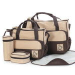 Baby Diaper Bag Suits For Mom Baby Bottle Holder Mother Mummy Stroller Maternity Nappy Bags Sets - Cindi Book